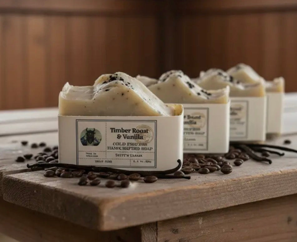 Timber Roast & Vanilla Soap (Almond Milk) (Vegan)